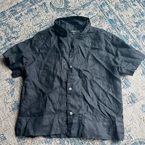 Quince Linen Button Down Top